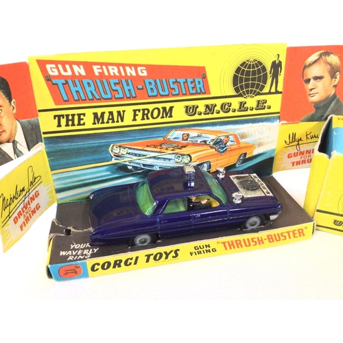 43 - A Boxed Corgi The Man From Uncle Thrush-Buster #497 No Ring. Box is worn.