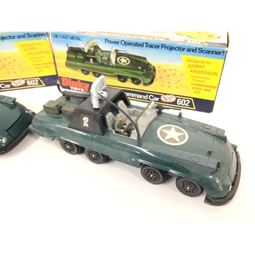 45 - 2 X Boxed Dinky Toys Armoured Command Car #602.