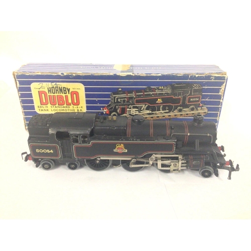 495 - A Boxed Hornby Dunlop EDL18 Standard 2-6-4 Tank Locomotive.