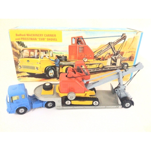 5 - A Boxed Corgi Gift Set 27 Bedford Machinery Carrier And Preston CUB Shovel.