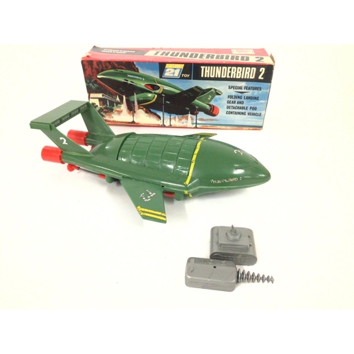 54 - A Boxed JR 21 Toy Thunderbird 2 with Mole. (mole is a/f).