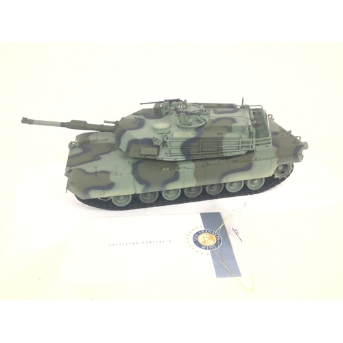 662 - A Boxed Franklin Mint N1A1 Abrams Tank. 1:24 Scale.