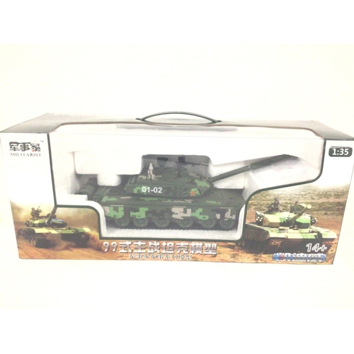 665 - A Boxed Militarist Model Tank 1:35 Scale.