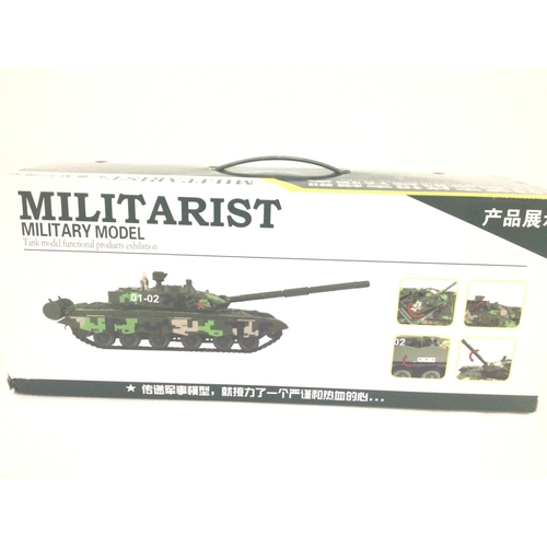 665 - A Boxed Militarist Model Tank 1:35 Scale.