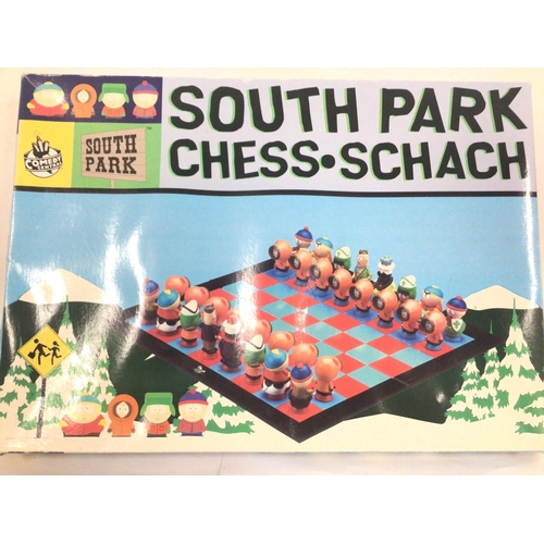 669 - A Boxed South park Chess set.