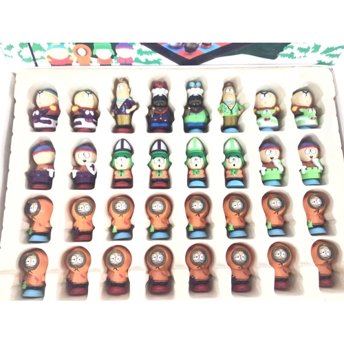 669 - A Boxed South park Chess set.