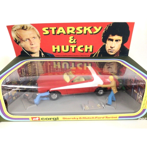 67 - A Boxed Corgi Kojak Buick #290 and a Starsky and Hutch Ford Torino #292. Both Repro Boxes.