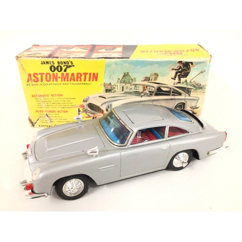 73 - A Boxed Glidrose Productions James Bond 007 Battery Operated Aston-Martin.