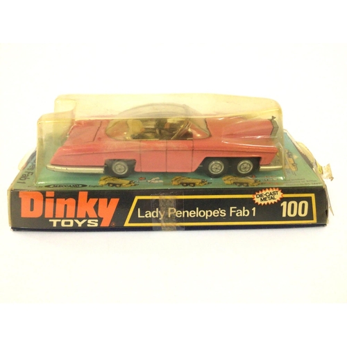 75 - A Boxed Dinky Toys Lady Penelopeâs FAB 1. Box is worn.