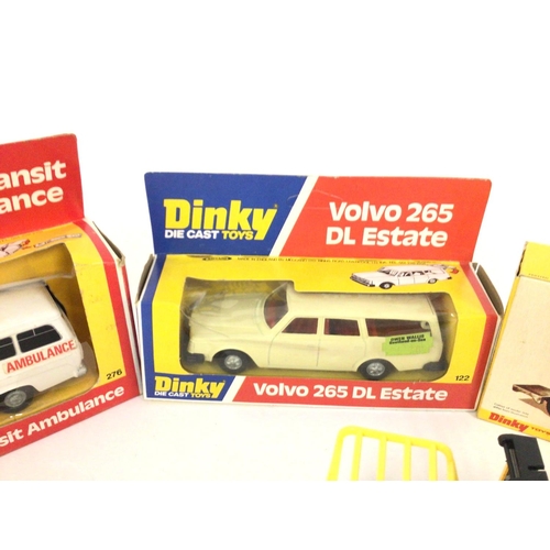 80 - A Boxed Dinky Ford Transit Ambulance #276. A Dinky 265 DL Estate #122 and a Conveyancer Fork Lift Tr... 