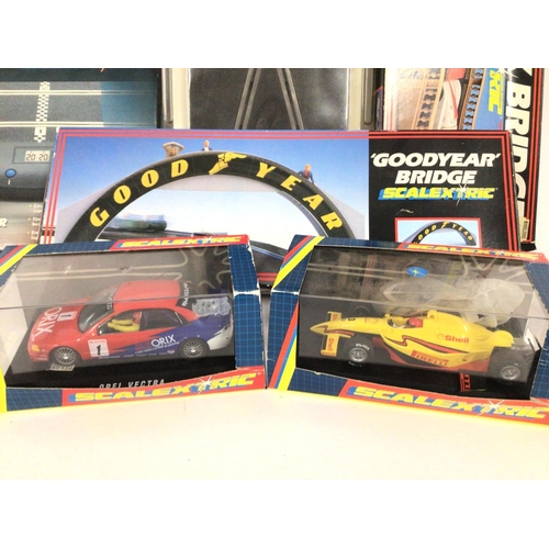 87 - 2 X Boxed Scalextric Cars and Accessories.