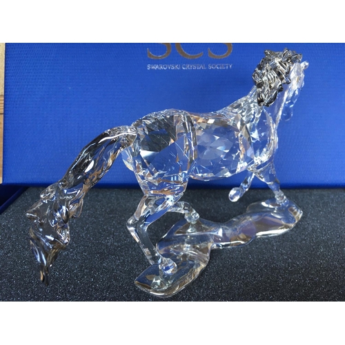 1110 - A Swarovski Horse Esperanza special edition 2014 figure in fitted box with certificate of authentici... 