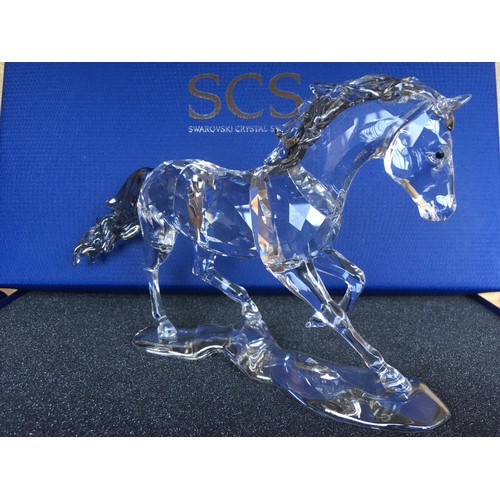 1110 - A Swarovski Horse Esperanza special edition 2014 figure in fitted box with certificate of authentici... 