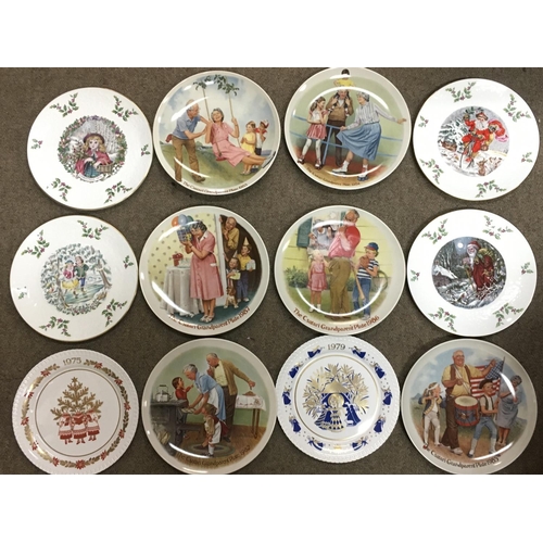 1143 - A collection of various collectors plates including Wedgwood, Coalport, Spode, Doulton etc. No obvio... 