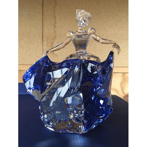 1144 - A large boxed Swarovski Cinderella at the ball figurine 2015. No obvious damage or restoration