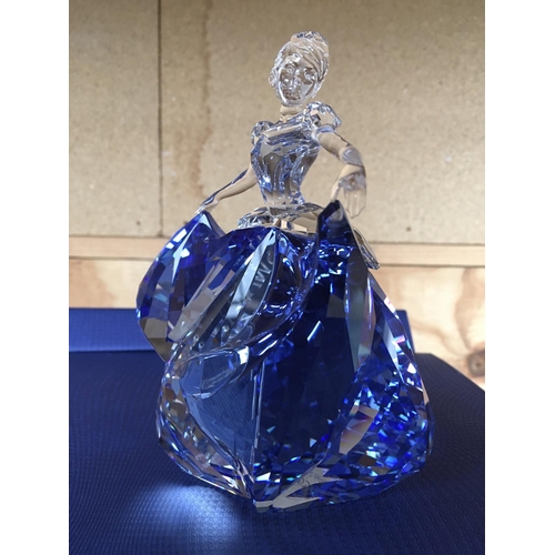 1144 - A large boxed Swarovski Cinderella at the ball figurine 2015. No obvious damage or restoration