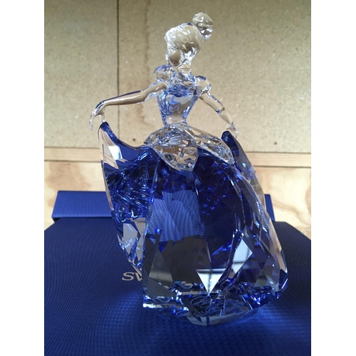 1144 - A large boxed Swarovski Cinderella at the ball figurine 2015. No obvious damage or restoration