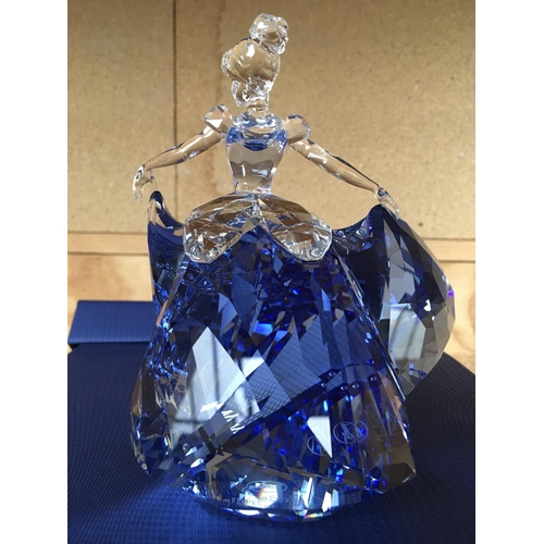 1144 - A large boxed Swarovski Cinderella at the ball figurine 2015. No obvious damage or restoration