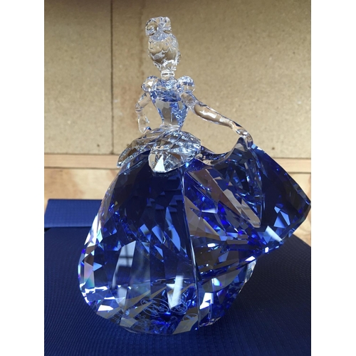 1144 - A large boxed Swarovski Cinderella at the ball figurine 2015. No obvious damage or restoration