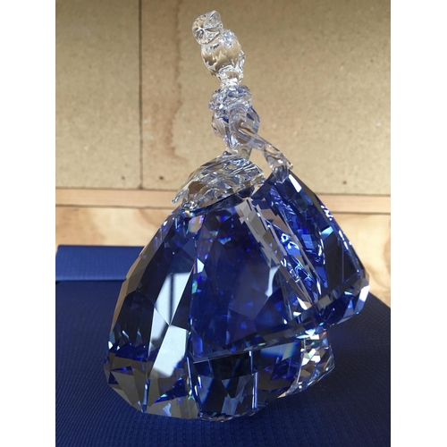 1144 - A large boxed Swarovski Cinderella at the ball figurine 2015. No obvious damage or restoration