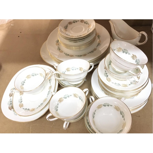 1242 - A Coalport Sonnet dinner set, postage category D