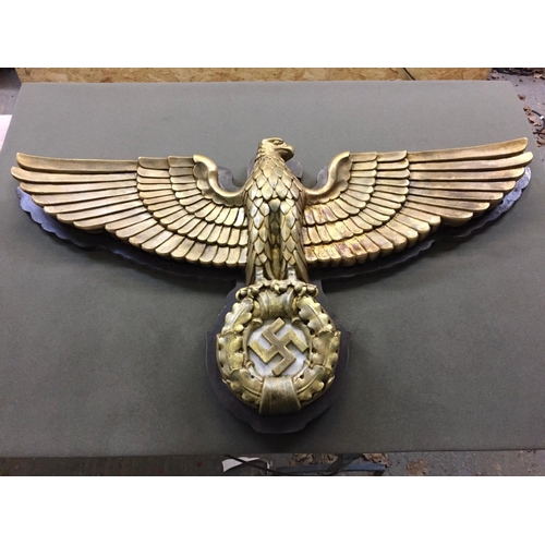 1699 - A German Wall Plaque brought Back From Germany. Thought to be an Original Relic. Approx Size 112cm b... 