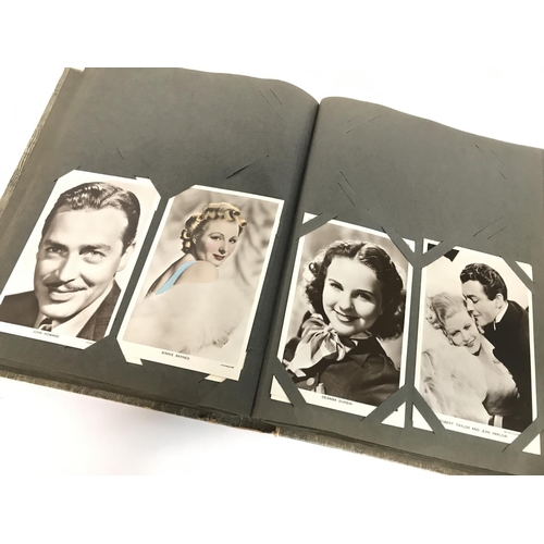 1765 - A Collection of vintage film star photographs and postcards , postage category C