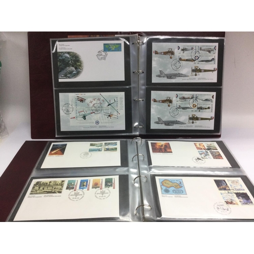 1793 - Four albums of Canadian first day covers. Shipping category D.