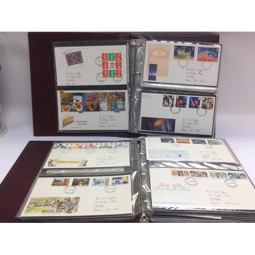 1794 - Six albums of GB first day covers. Shipping category D.