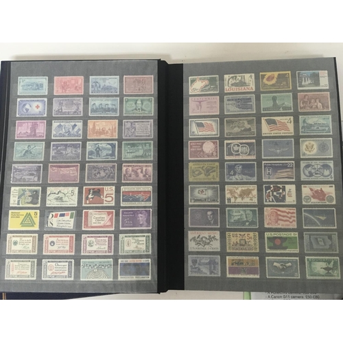 1811 - Two Album of unused mint stamps well presented North American Stamps predominantly second half of th... 