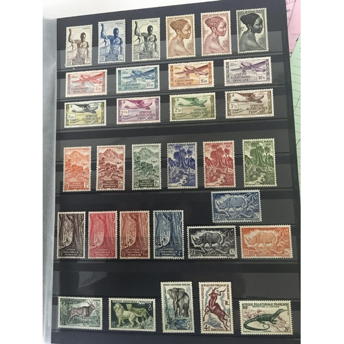 1814 - An Album of unused mint stamps well presented Stamps from African Countries Cameron Afrique Equatori... 