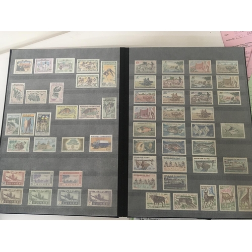 1814 - An Album of unused mint stamps well presented Stamps from African Countries Cameron Afrique Equatori... 