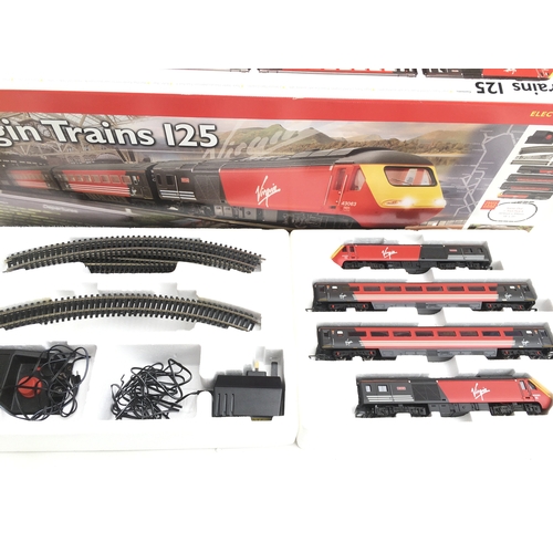 675 - A Boxed Hornby Virgin Trains 125 Set #R1023.