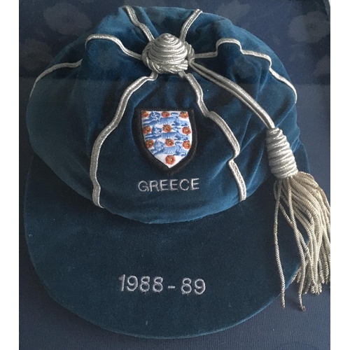 10 - Neil Webb 1989 England International Football Cap: Awarded to Webb on 8 2 1989 to the former Notting... 