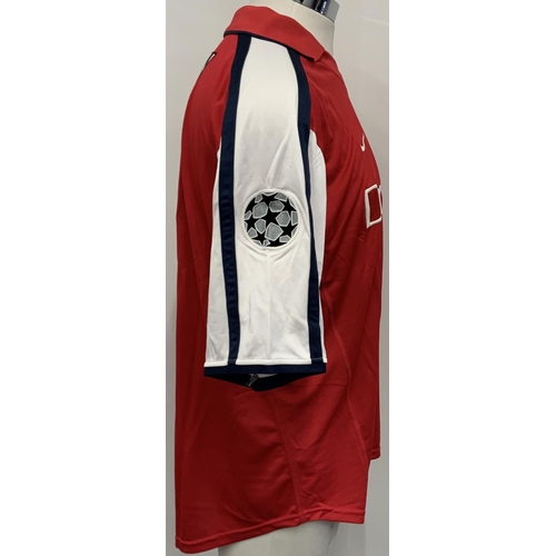 Henry Arsenal 2000 - 2001 Match Worn Football Shirt: Red Nike