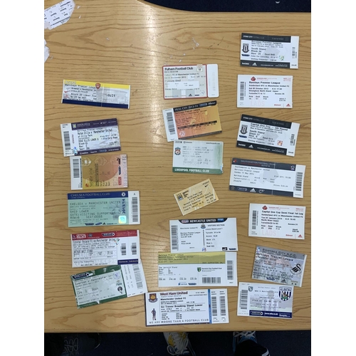 1173 - 2013/14 Manchester United Away Football Tickets: Arsenal, Aston Villa, Cardiff, Chelsea, Crystal Pal... 