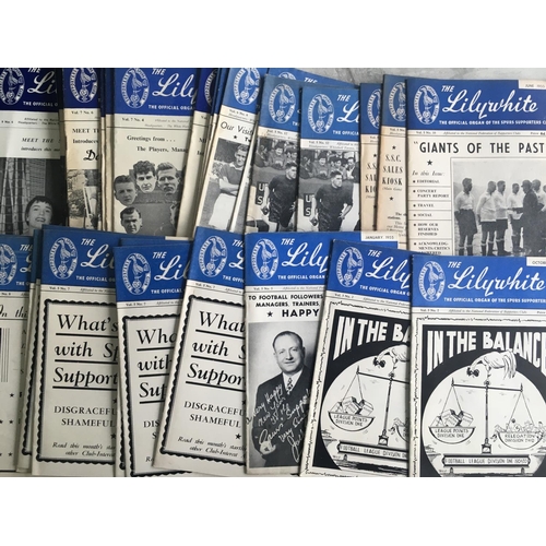 120 - 1950s Tottenham Lillywhite Football Magazine Collection: Nearly all 1950s in excellent condition. Ve... 