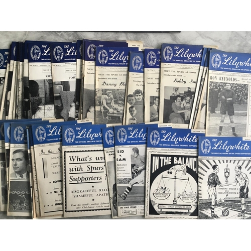 121 - Tottenham Lillywhite Football Magazine Collection: Nearly all 1950s in excellent condition. Vendor h... 