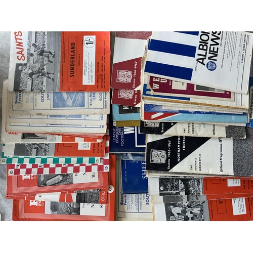 176 - 1960s Football Programmes: Varied lot of clubs but nice selection of Northampton Luton Huddersfield ... 