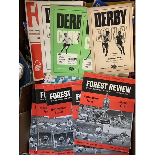 189 - 1970s Football Programmes: 3 large boxes with a wide variety of teams in good condition. (est 1200+)