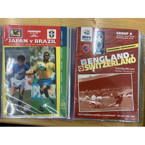 204 - Big Match Football Programmes: Includes both legs of Welsh Cup finals 1958, Irish Cup Final + replay... 