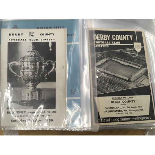 206 - Derby County Football Programme Collection: Nice collection to include from the Championship season ... 