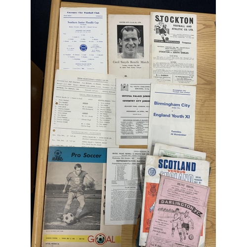 222 - Superb 1960s Football Programme Box: Direct from collector with good North East content. Broken down... 