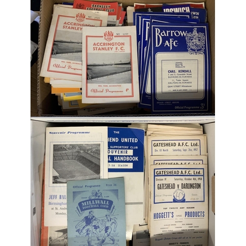 230 - 1950s + 1960s Football Programmes: Incredible must view private collection collected in the day with... 