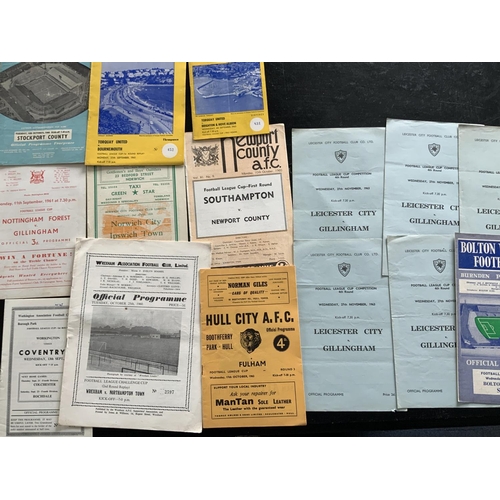 230 - 1950s + 1960s Football Programmes: Incredible must view private collection collected in the day with... 