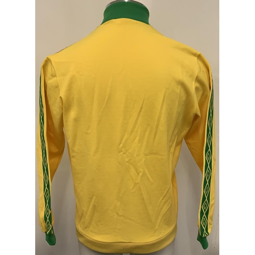 24A - West Brom 1978 FA Cup Semi Final Tracksuit Top: Worn by John Wile in the semi final v Ipswich. Yello... 