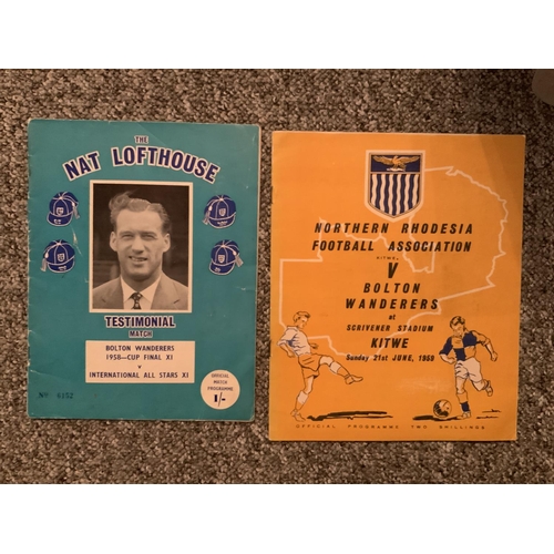 350 - 1958 Bolton Signed FA Cup Final Programme: Final programme v Manchester United signed by 10 of the w... 