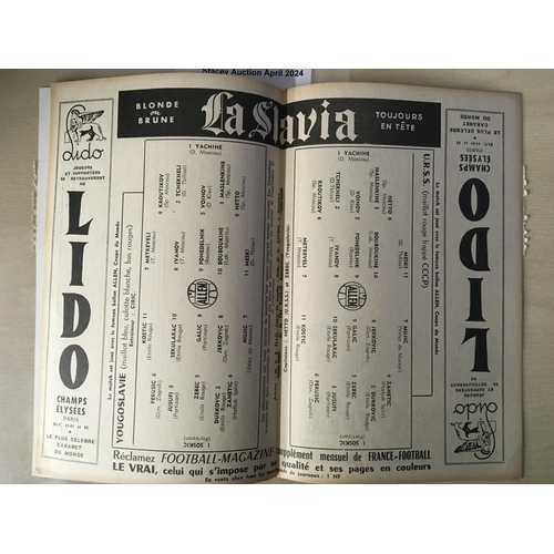 413 - 1960 Euros Final Football Programme: Russia v Yugoslavia played in France. Excellent condition with ... 