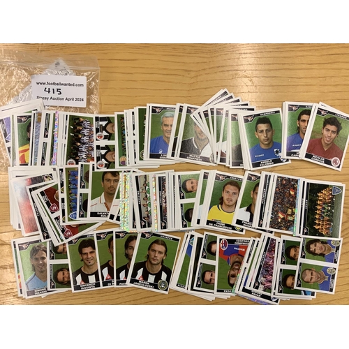 415 - Italy Panini 2004 - 2005 Football Cards: Calciatora 04/05 excellent condition cards all loose with b... 