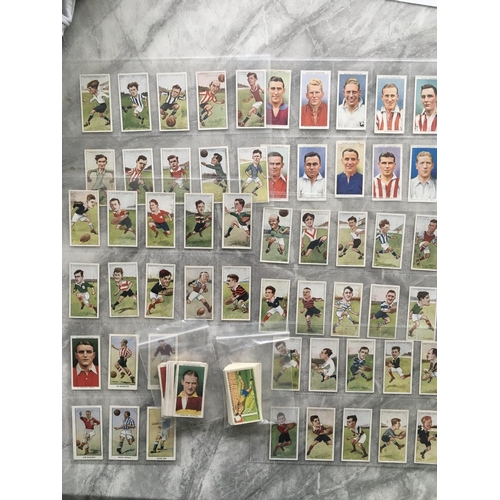 418 - Pre War Football Card Collection: Full sets of 35/36 Association Footballers set of 50 stuck in albu... 